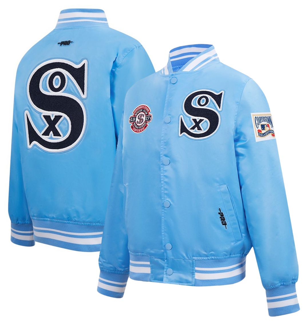 Pro Standard Boys' Chicago White Sox Blue Classic Satin Jacket