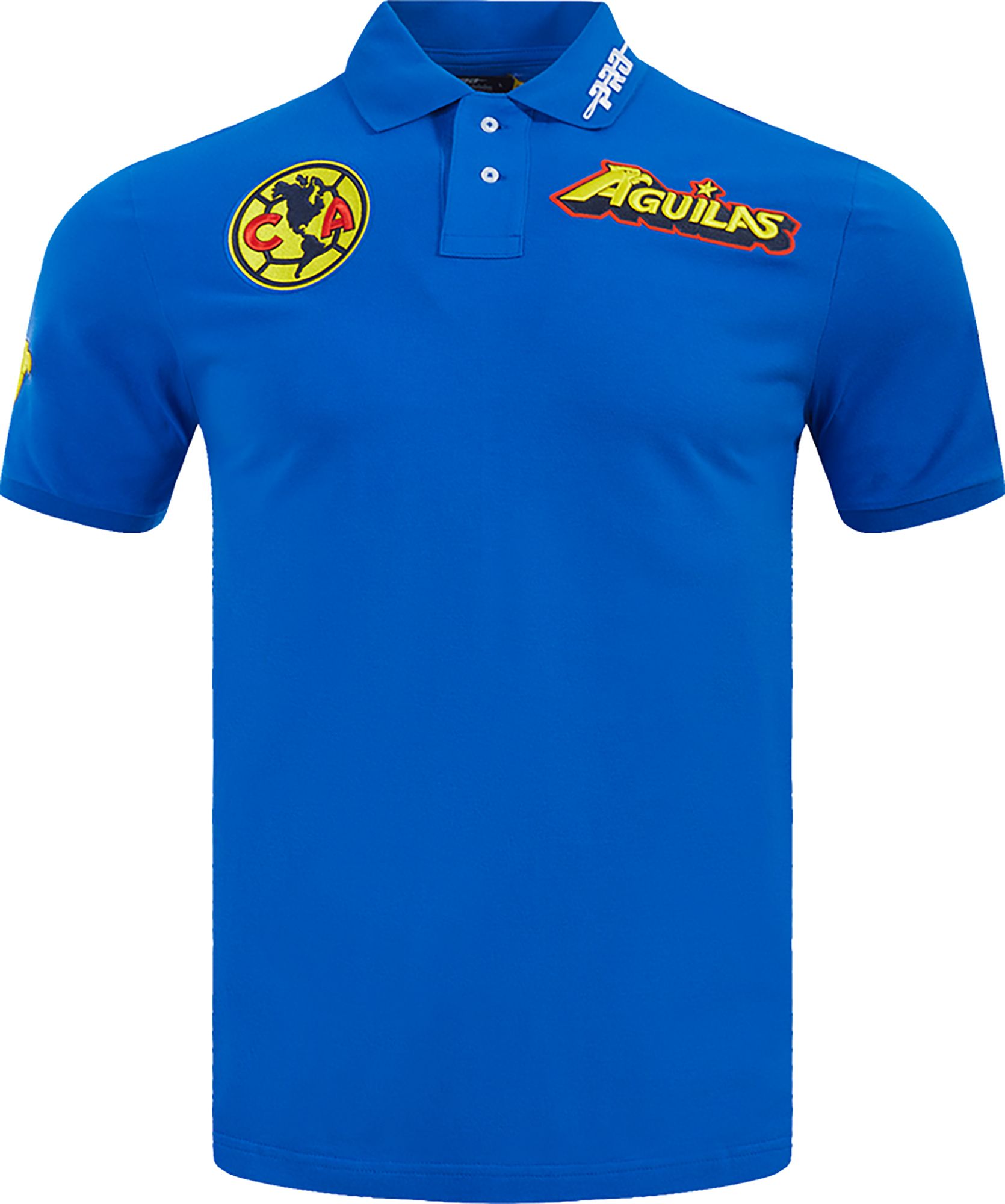 Pro Standard Men's Club America Blue Multi-Graphic Polo