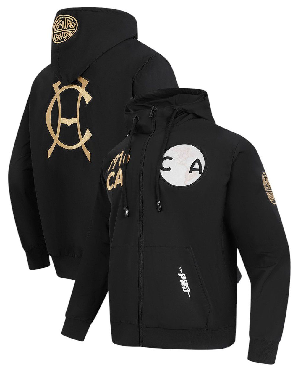 Pro Standard Men's Club America Black Logo Pullover Hoodie