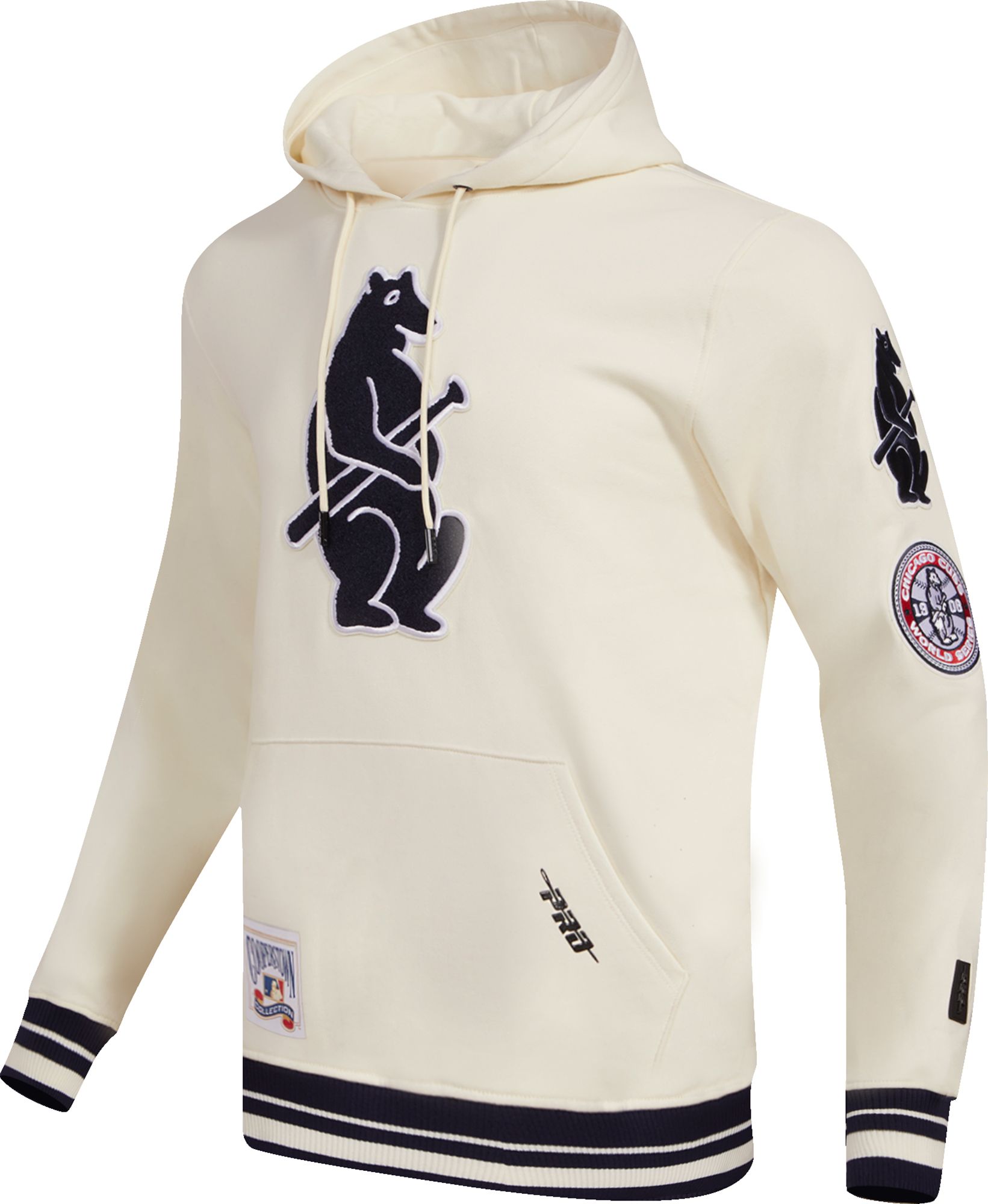 Pro Standard Men's Chicago Cubs Cream Classic Retro Pullover Hoodie