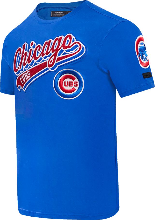 Pro Standard Men's Chicago Cubs Royal Script T-Shirt