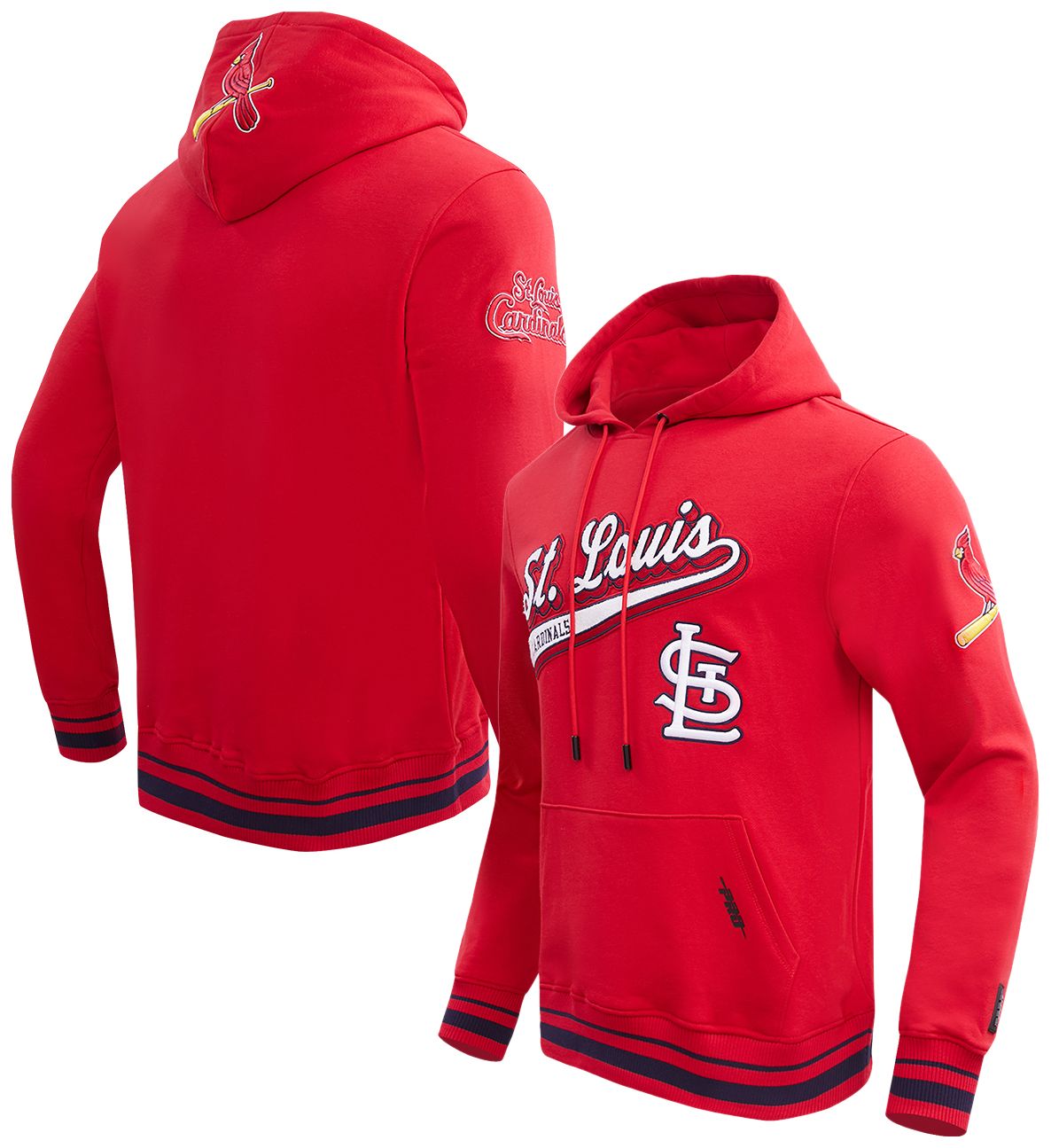 Pro Standard Men's St. Louis Cardinals Red Script Pullover Hoodie