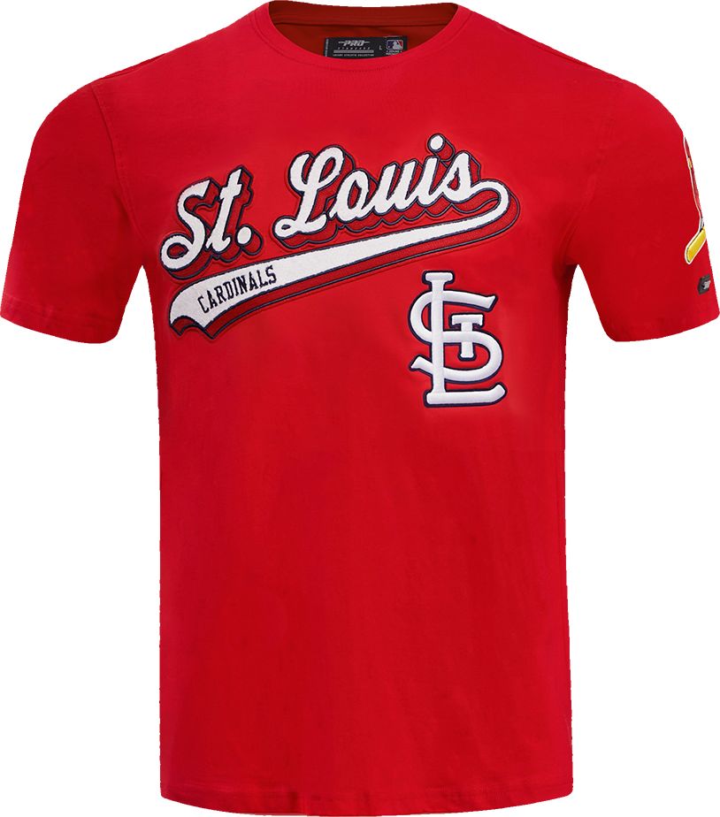 Pro Standard Men's St. Louis Cardinals Red Script T-Shirt