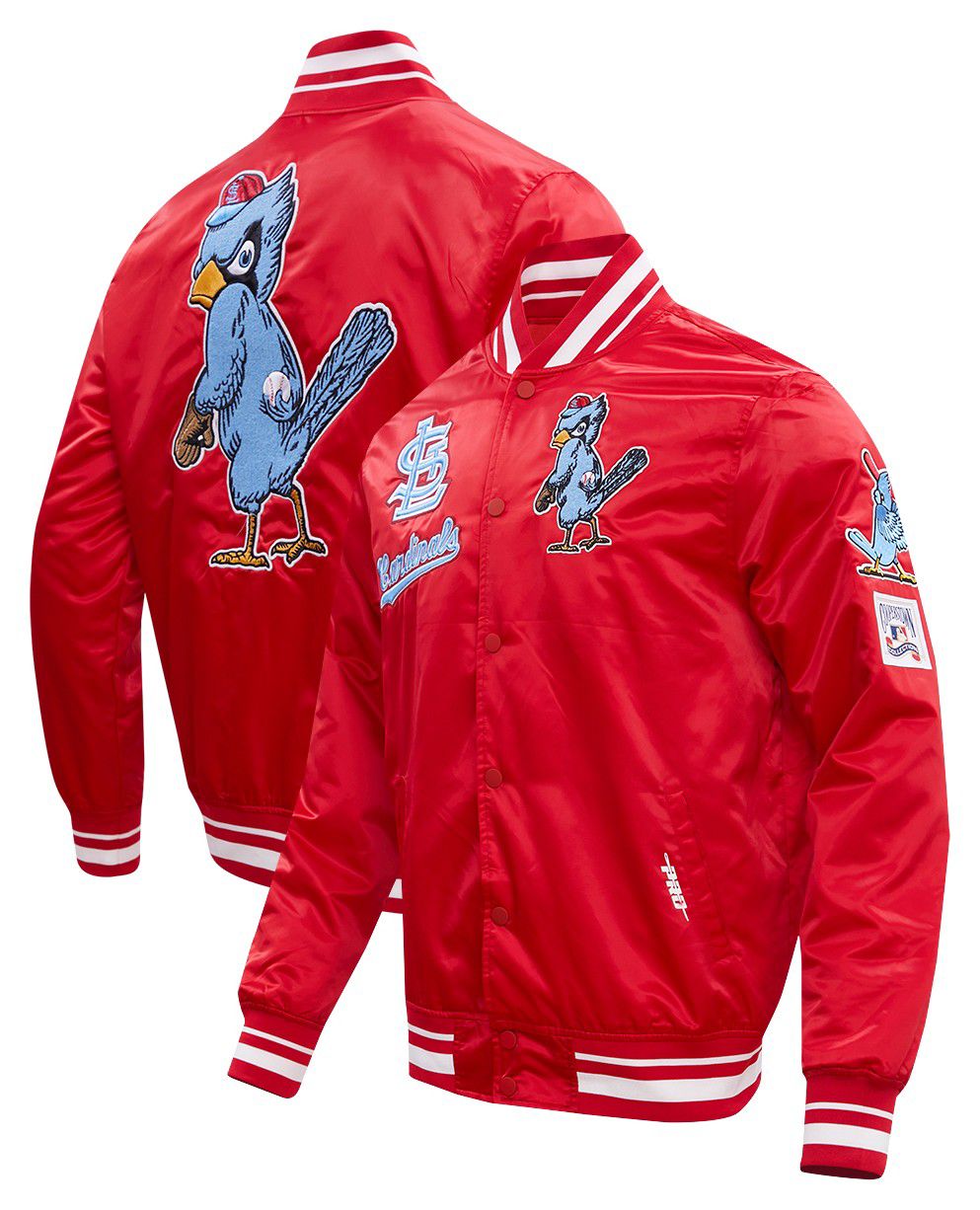 Pro Standard Men's St. Louis Cardinals Retro Rib Satin Jacket
