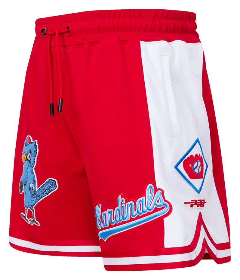 Pro Standard Men's St. Louis Cardinals Retro Double Knit 2.0 Shorts