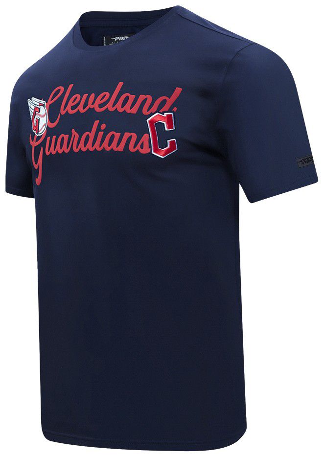 Pro Standard Men's Cleveland Guardians Navy Souvenir T-Shirt
