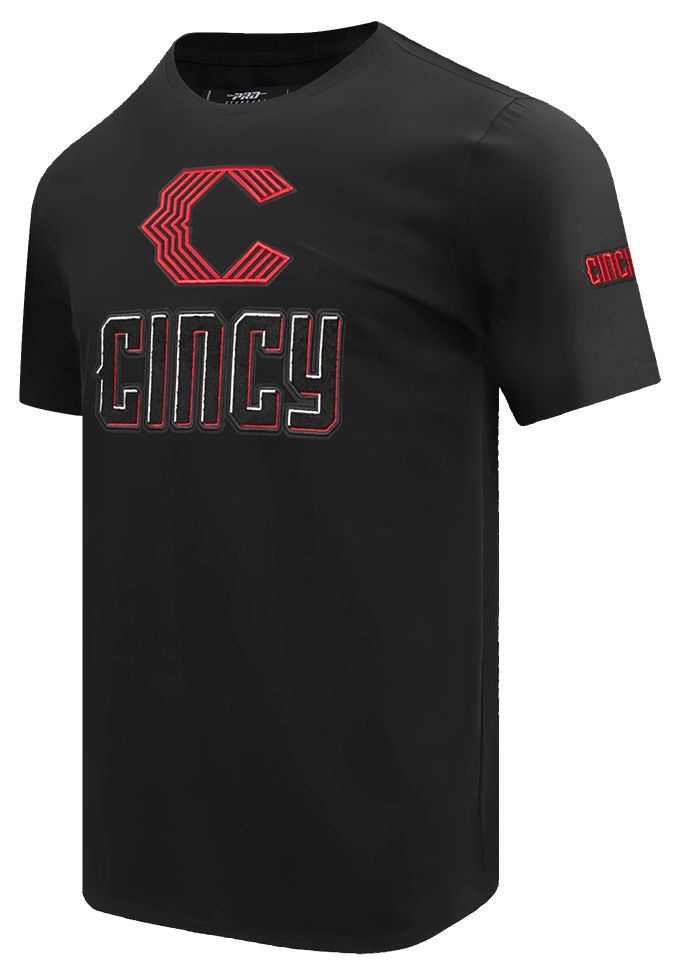 Pro Standard Men's Cincinnati Reds Black Cincy T-Shirt