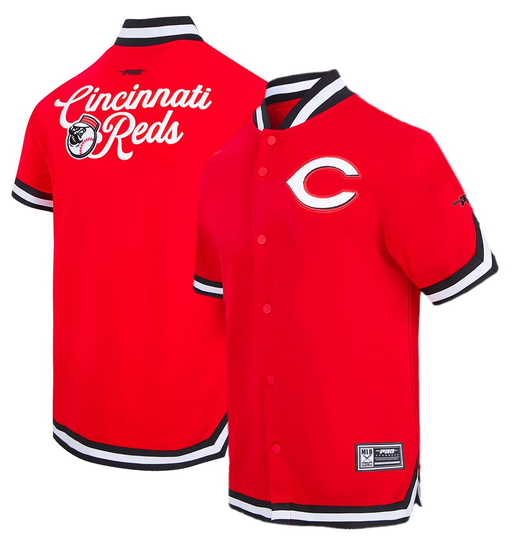 Pro Standard Men's Cincinnati Reds Red Souvenir Warmup Jacket