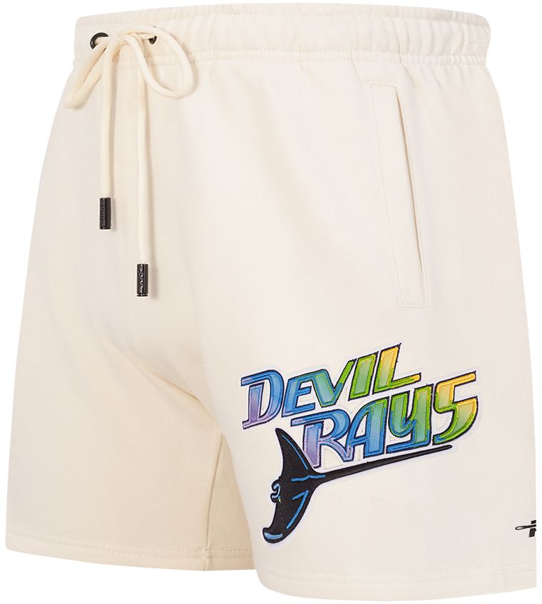 Pro Standard Men's Tampa Bay Rays Cream Retro Fleece Shorts