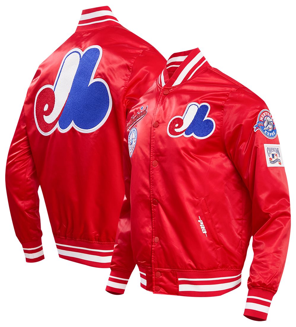 Pro Standard Men's Montreal Expos Retro Rib Satin Jacket