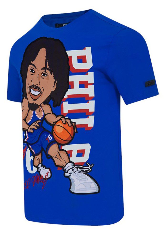 Pro Standard Men's Philadelphia 76ers Tyrese Maxey Blue Remix T-Shirt