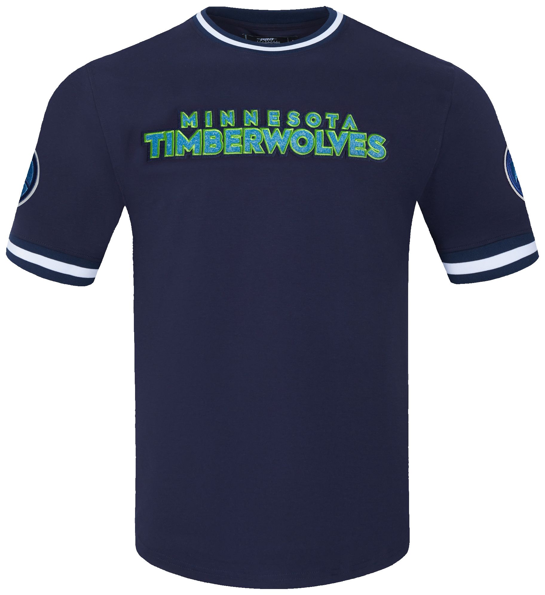 Pro Standard Adult Minnesota Timberwolves Chenille DK T-Shirt