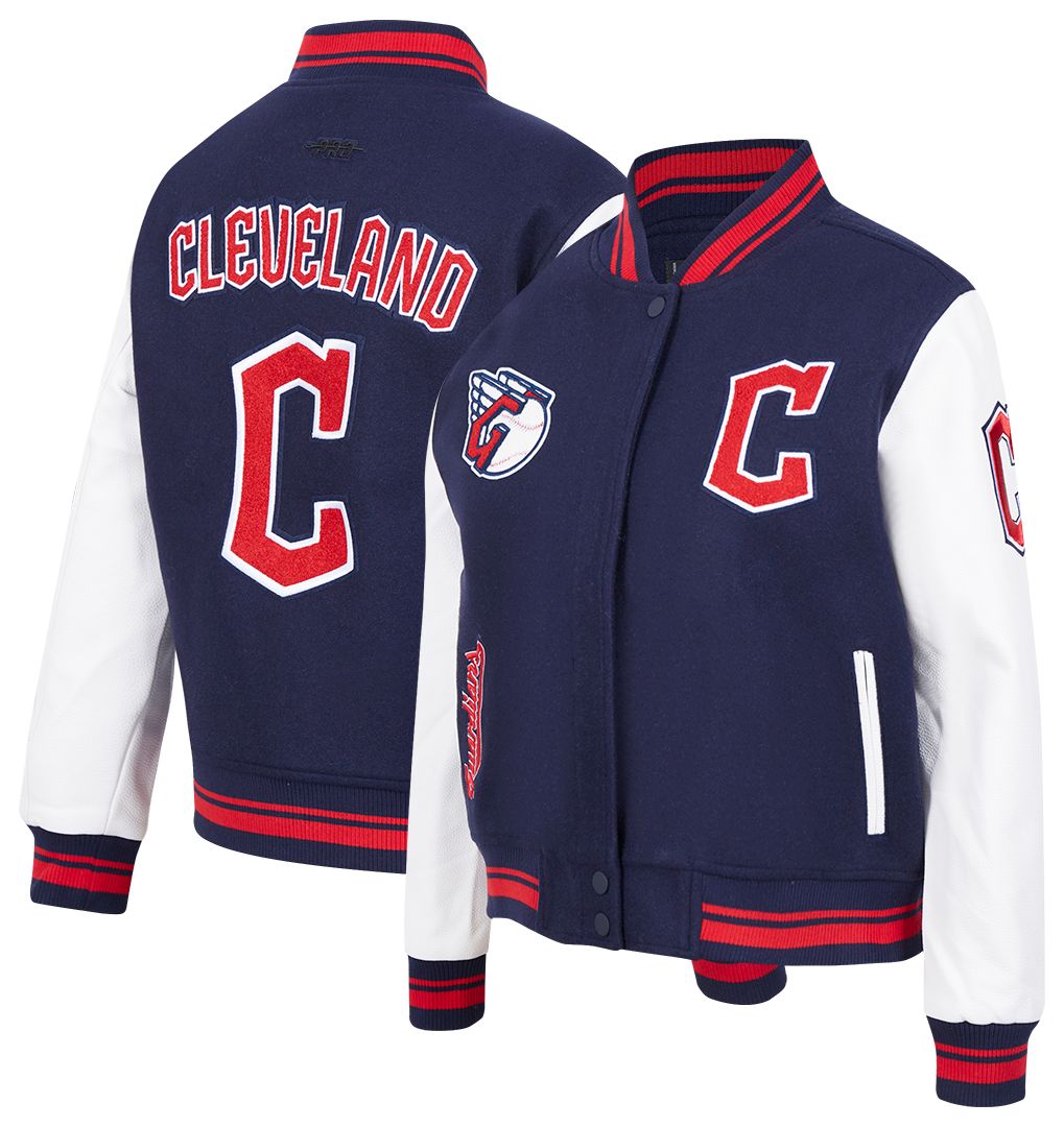 Pro Standard Women's Cleveland Guardians Retro Varsity Jacket