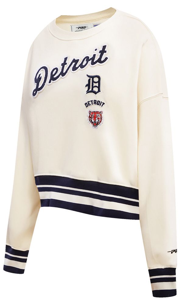 Pro Standard Women's Detroit Tigers Retro Fleece Crew Neck Sweatshirt