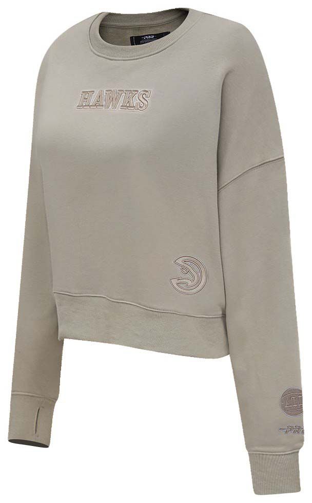 Pro Standard Women's Atlanta Hawks Wingpsan Crewneck Sweatshirt
