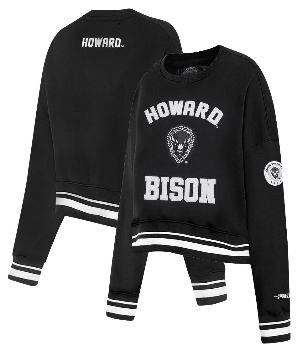 Pro Standard Women's Howard Bison Black Pearl Crew Neck Sweatshirt