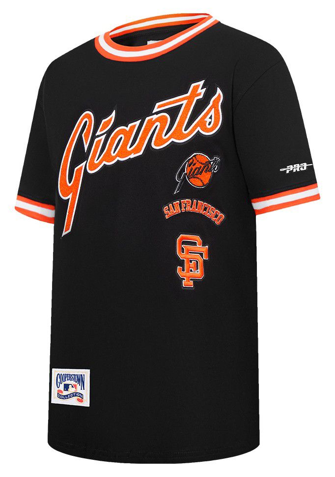 Pro Standard Youth San Francisco Giants Black Classic Retro T-Shirt