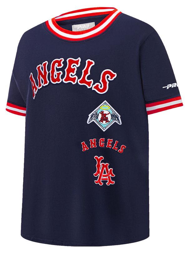 Pro Standard Youth Los Angeles Angels Navy Classic Retro T-Shirt