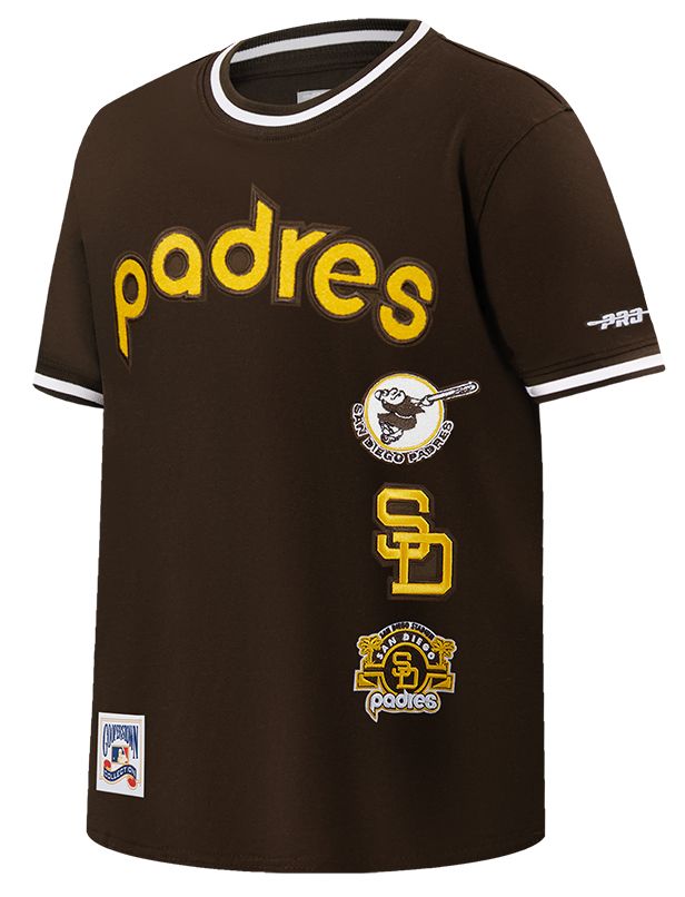 Pro Standard Youth San Diego Padres Brown Classic Retro T-Shirt