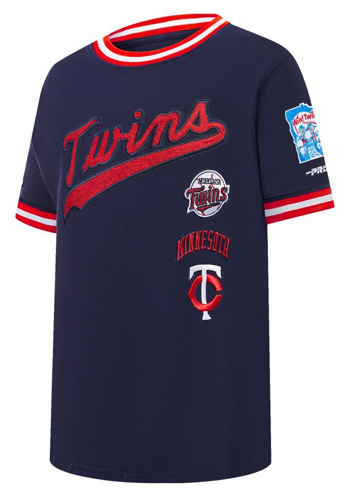 Pro Standard Youth Minnesota Twins Navy Classic Retro T-Shirt