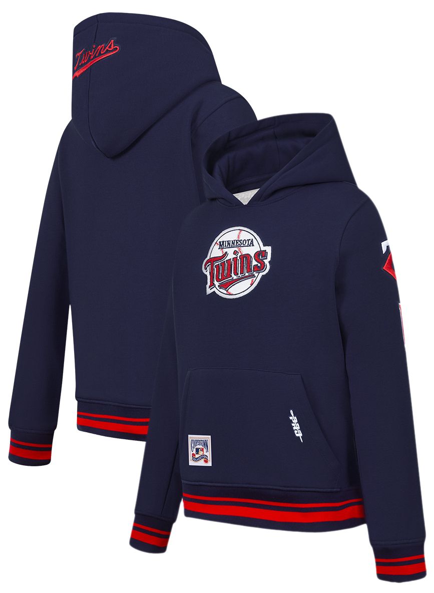 Pro Standard Youth Minnesota Twins Navy Classic Fleece Pullover Hoodie