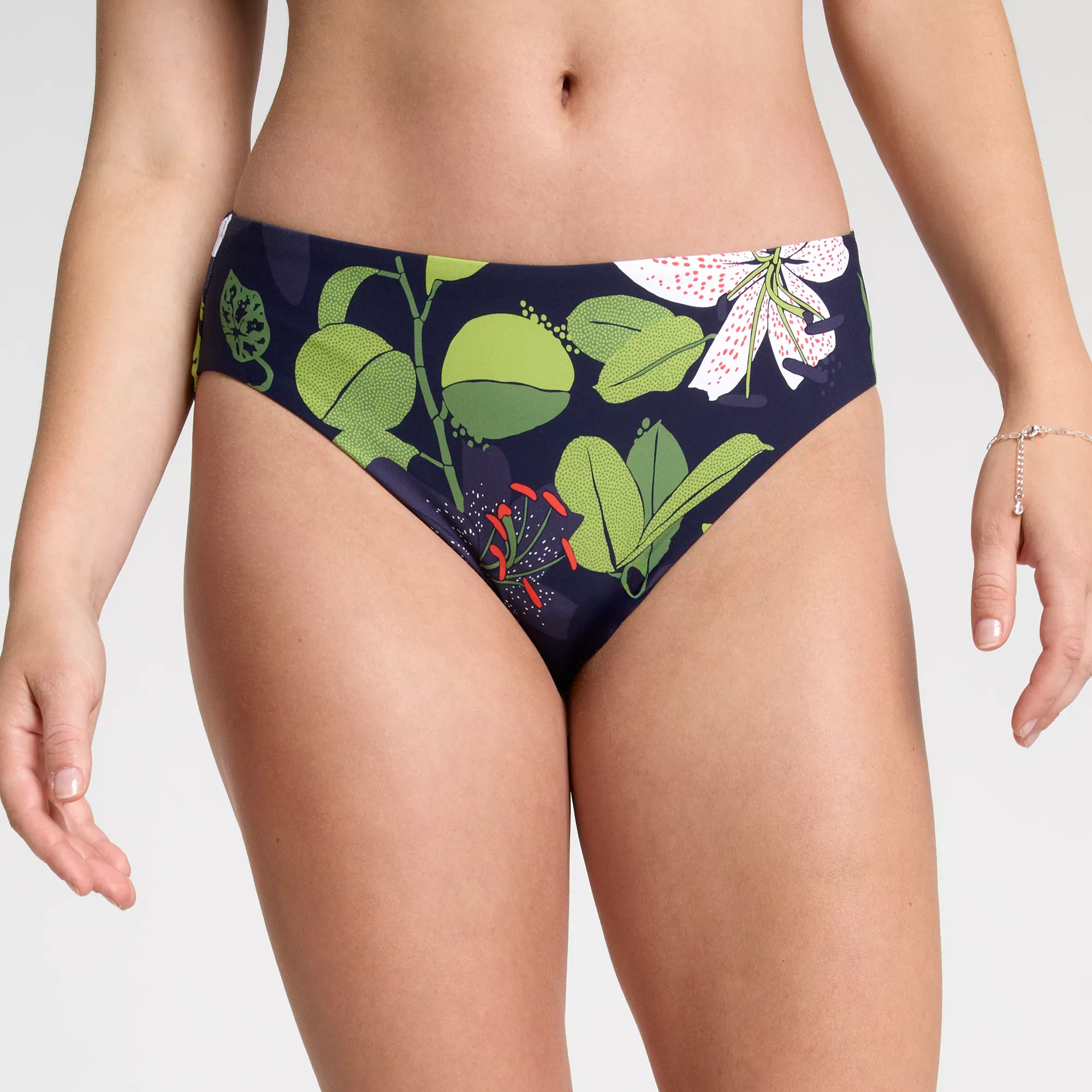 CALIA Women's Mid Rise Swim Bottoms