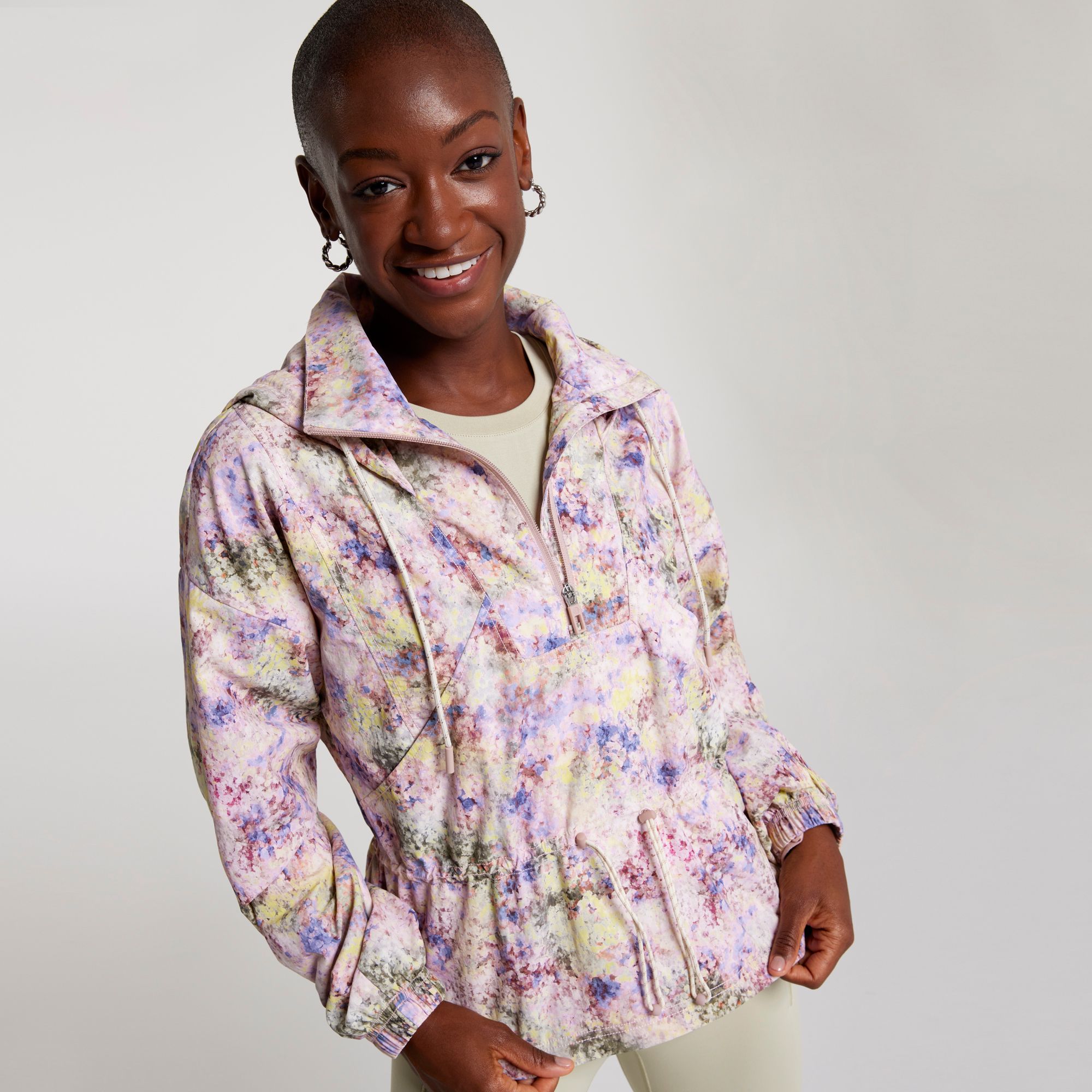 CALIA Women's Hooded Windbreaker