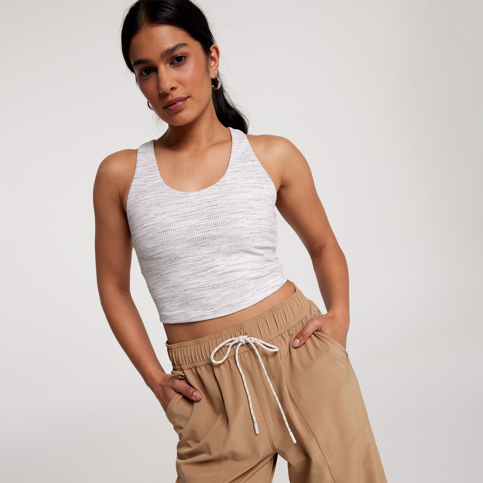 CALIA Women's Jacquard Support Tank