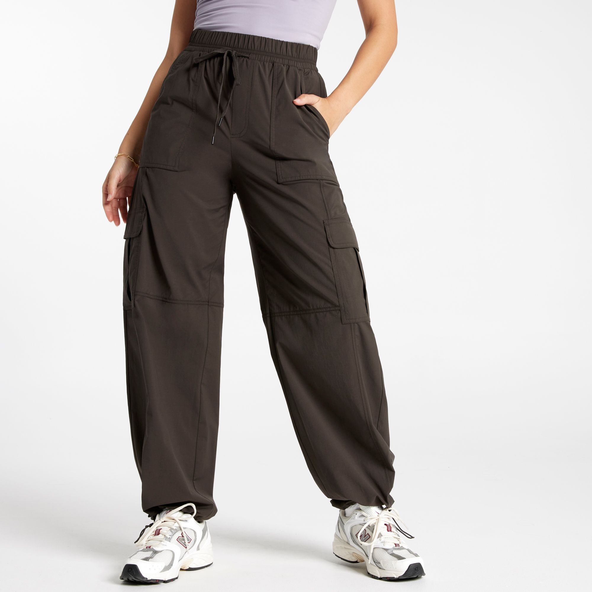 CALIA Women's Effortless Nyluxe Cinch Cargo Pant