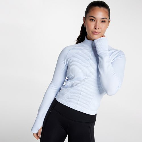 売れ筋商品|||ベルディーニ カットソー トップス レディース Women's Scuba Knit Quarter-Zip Mock Neck Top Heather Light Gray CALIA Women's Seamless 1/4 Zip Pullover | Dick's Sporting Goods