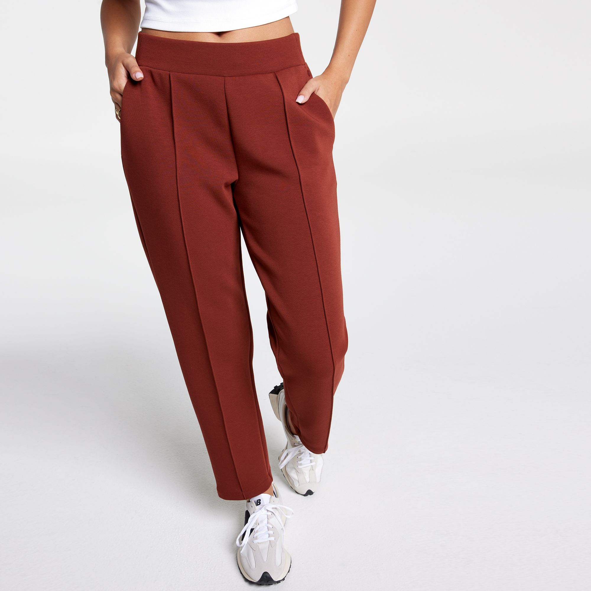 CALIA Women's Soft Scuba Tapered Pant