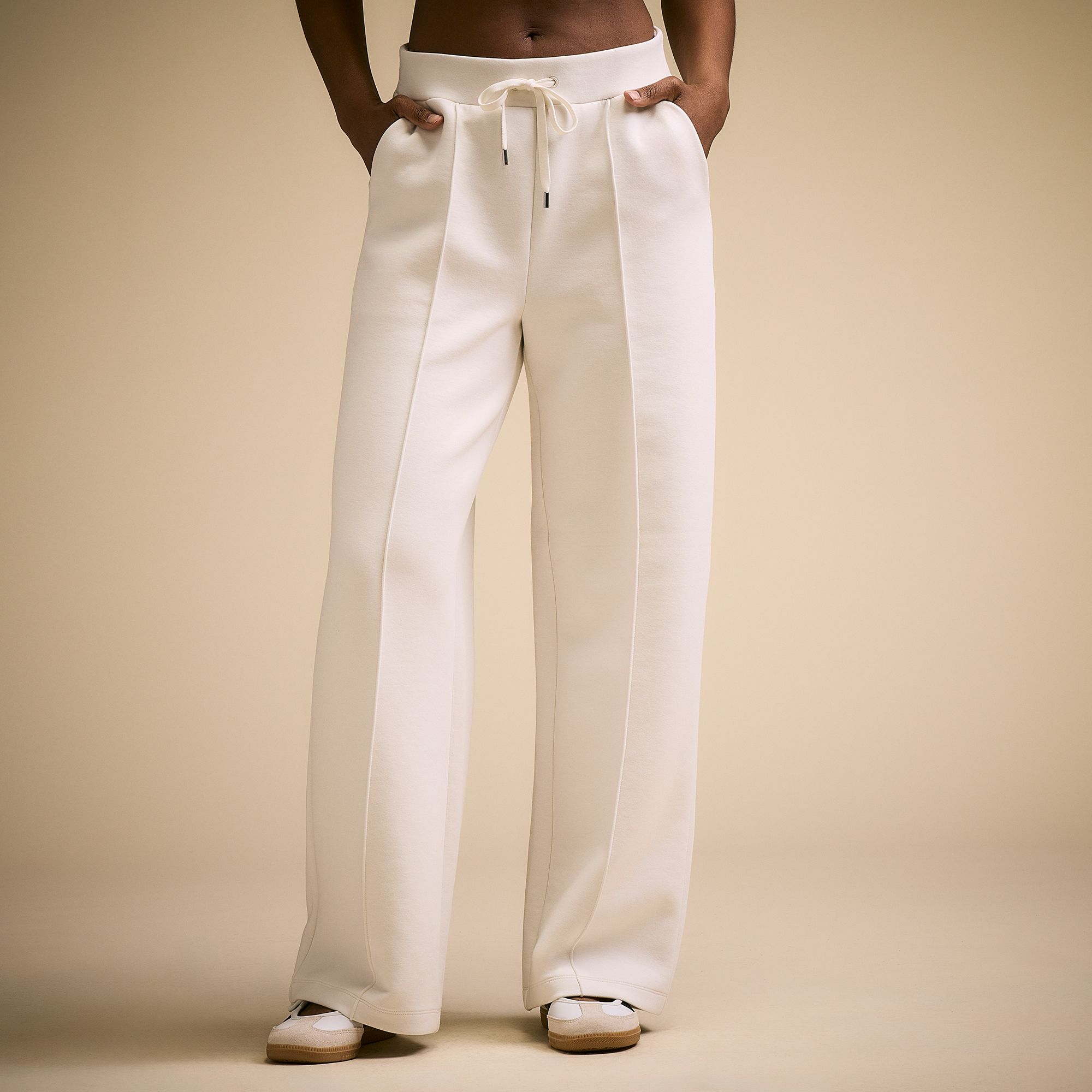 CALIA Women's Soft Scuba Wide Leg Pant