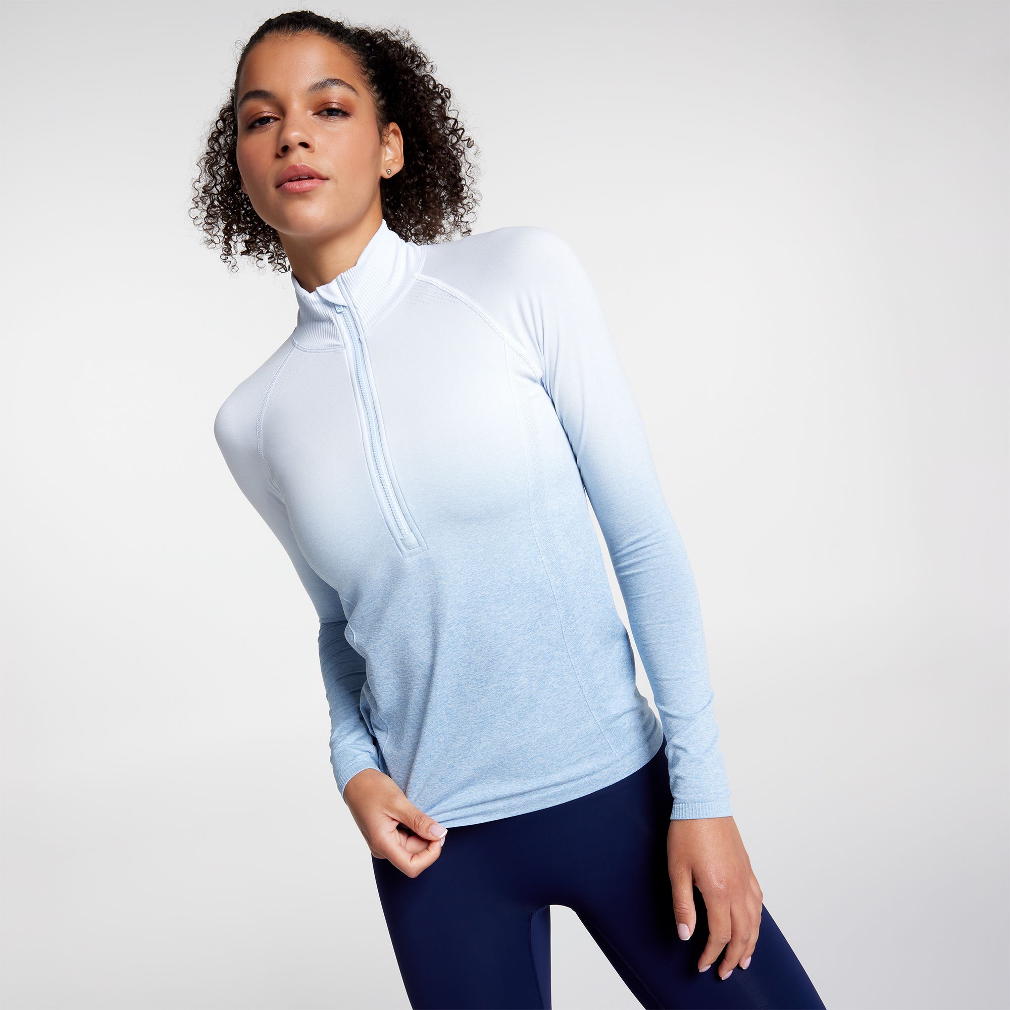 CALIA Women's Seamless 1/4 Zip Pullover