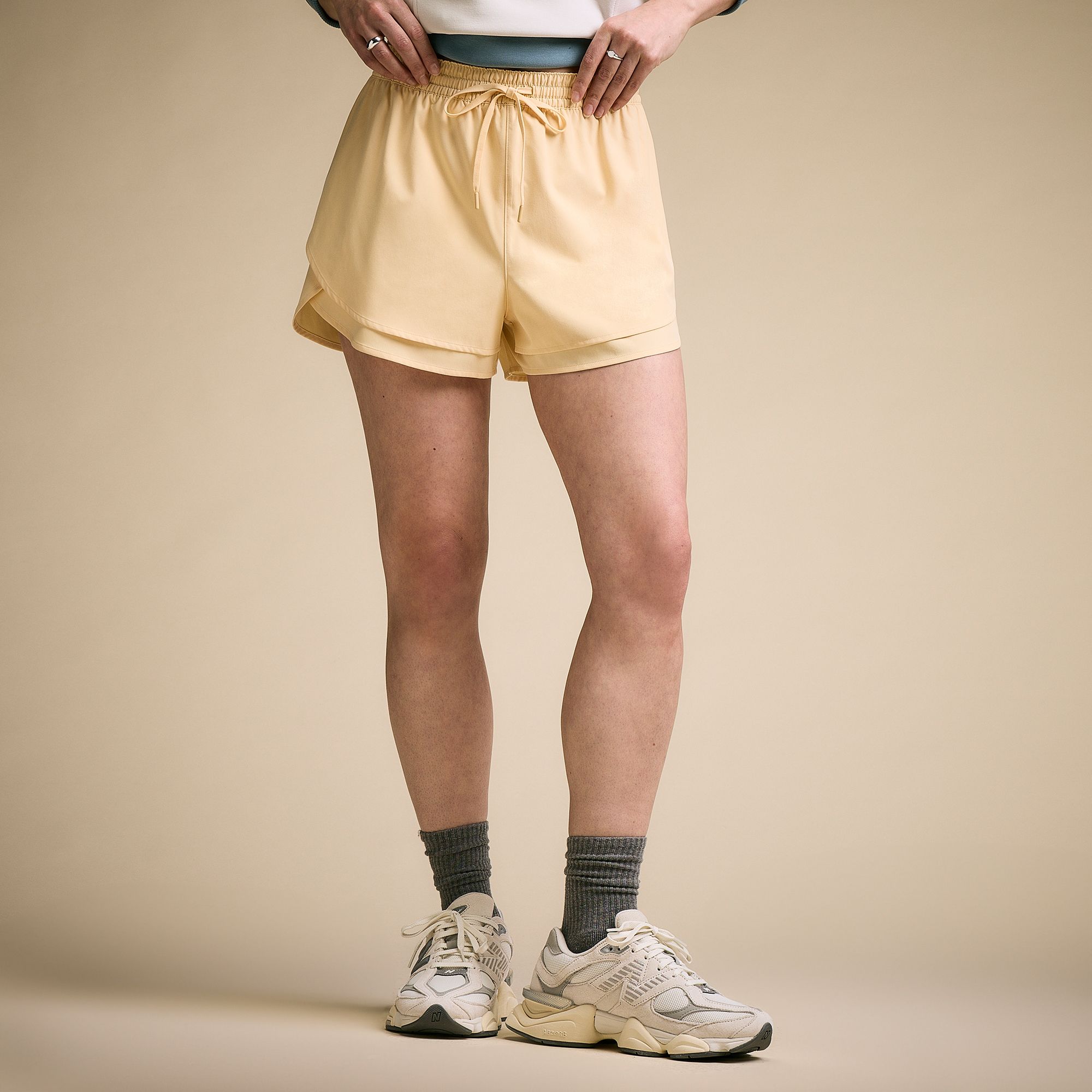 CALIA Women's Drawstring Step Up Short Butter Melt thumbnail