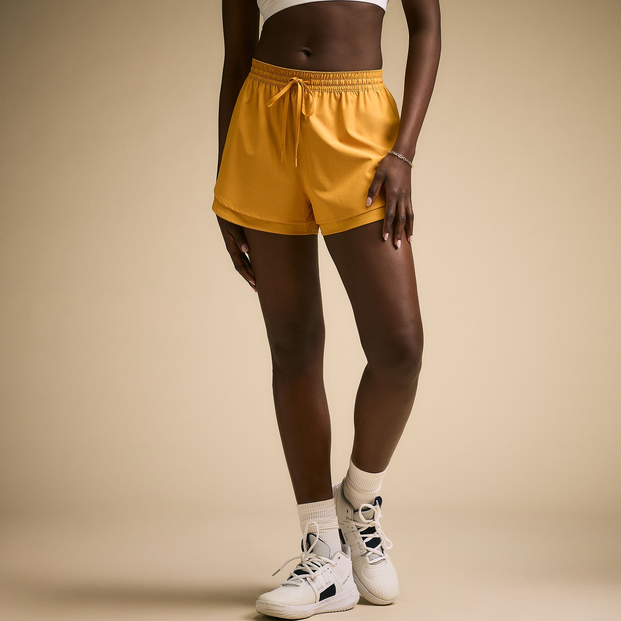 CALIA Women's Drawstring Step Up Short