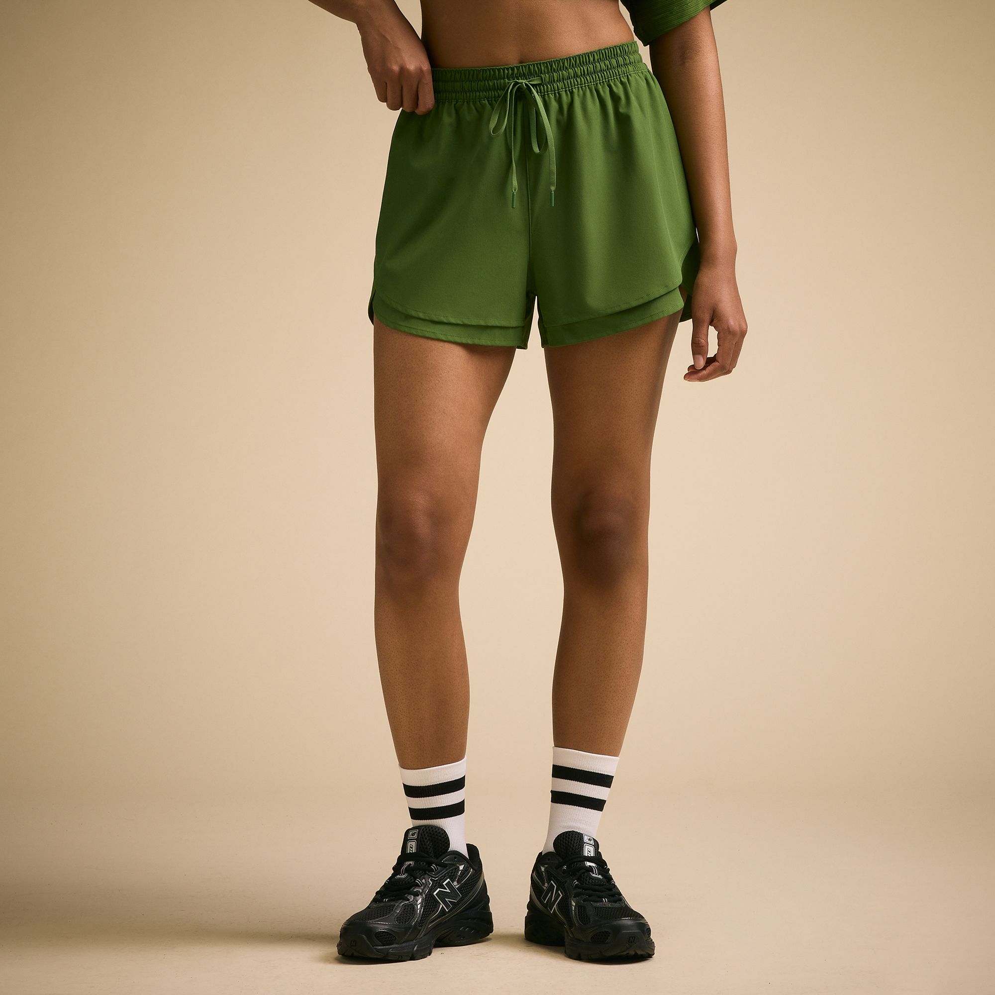 CALIA Women's Drawstring Step Up Short