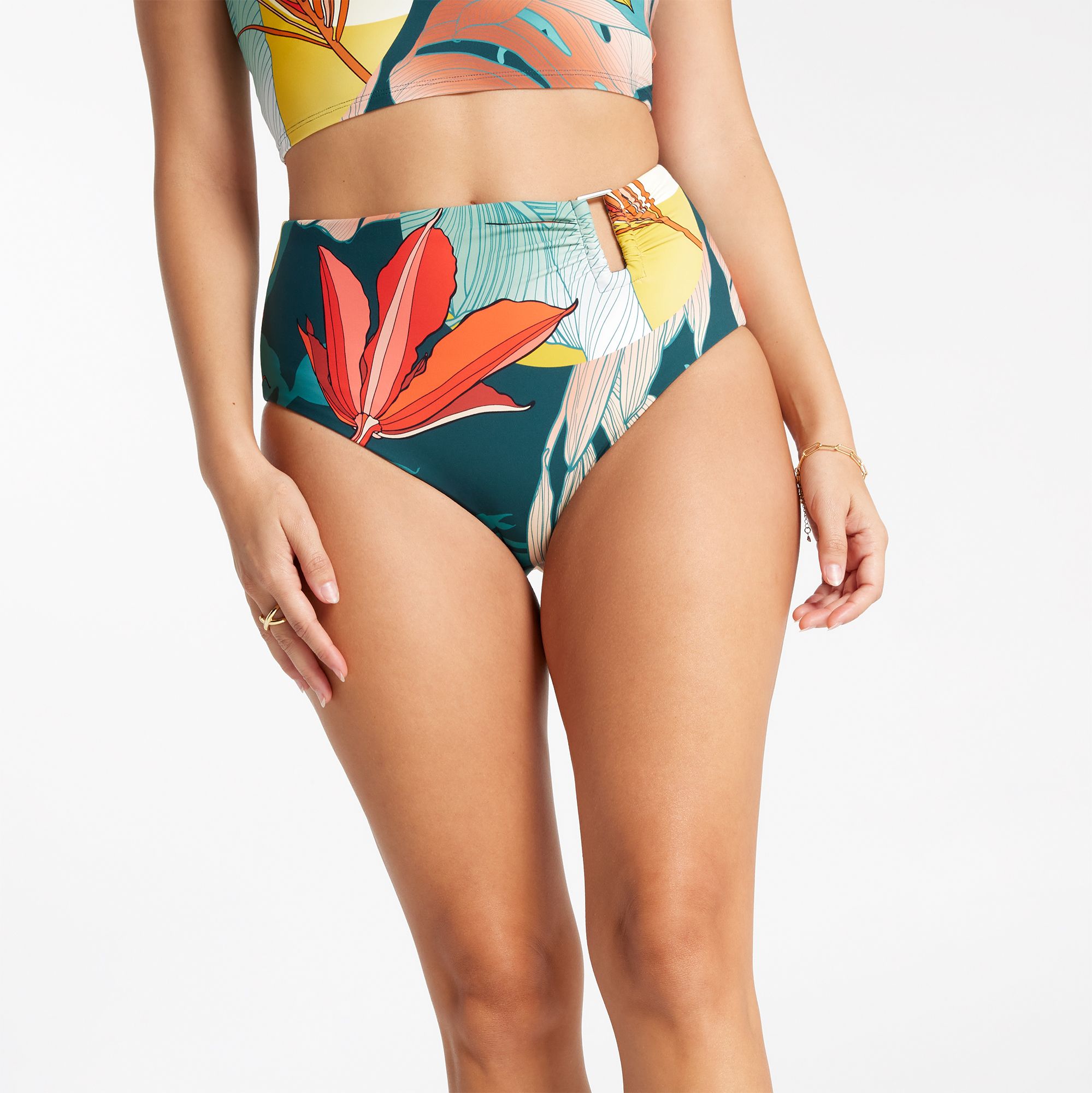 Botanical Print Sea Green