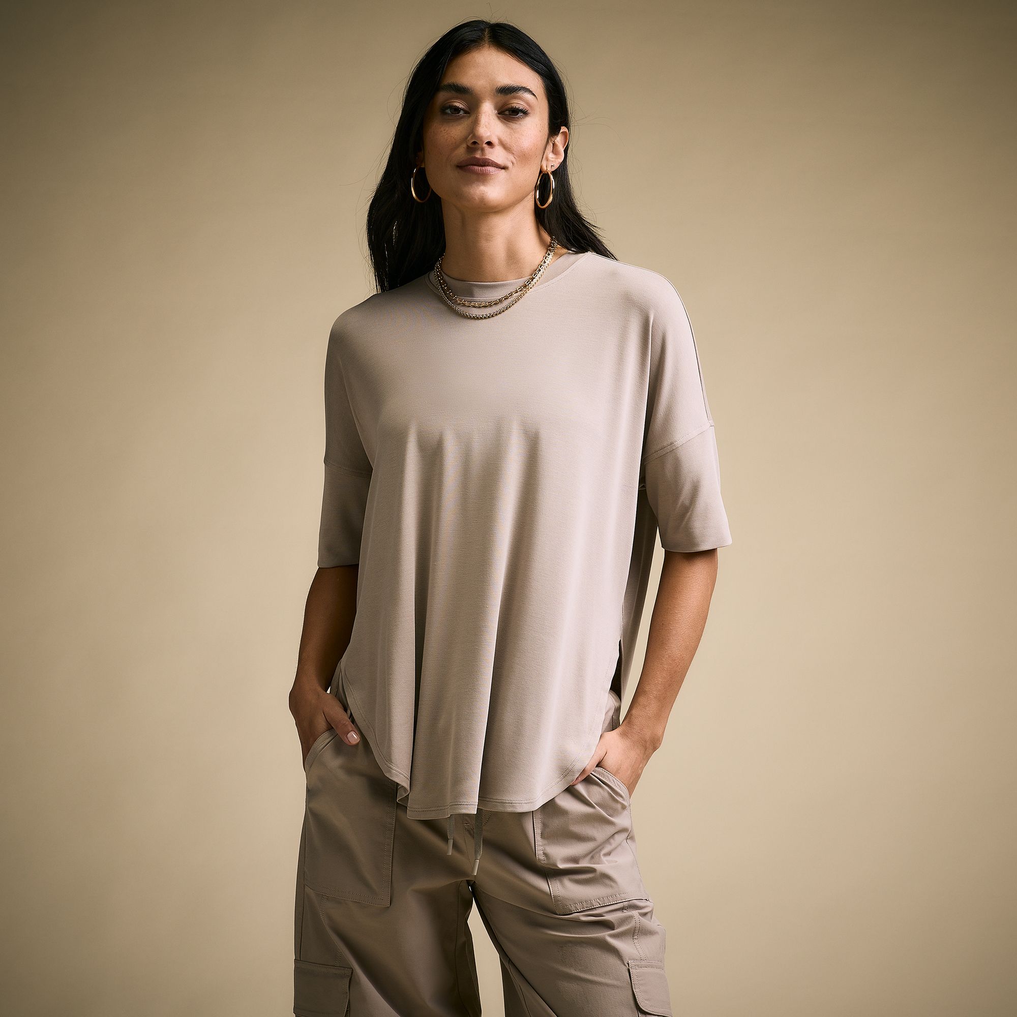 CALIA Women's Everyday Sandwash Tee