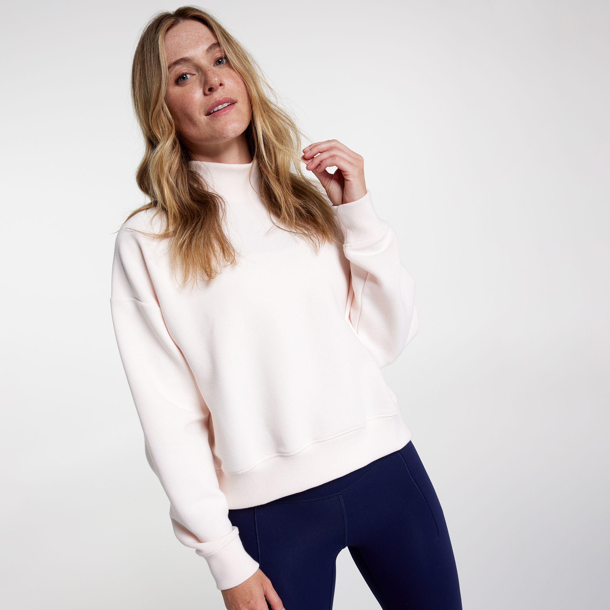 CALIA Women's Elevate Ottoman Funnel Pullover