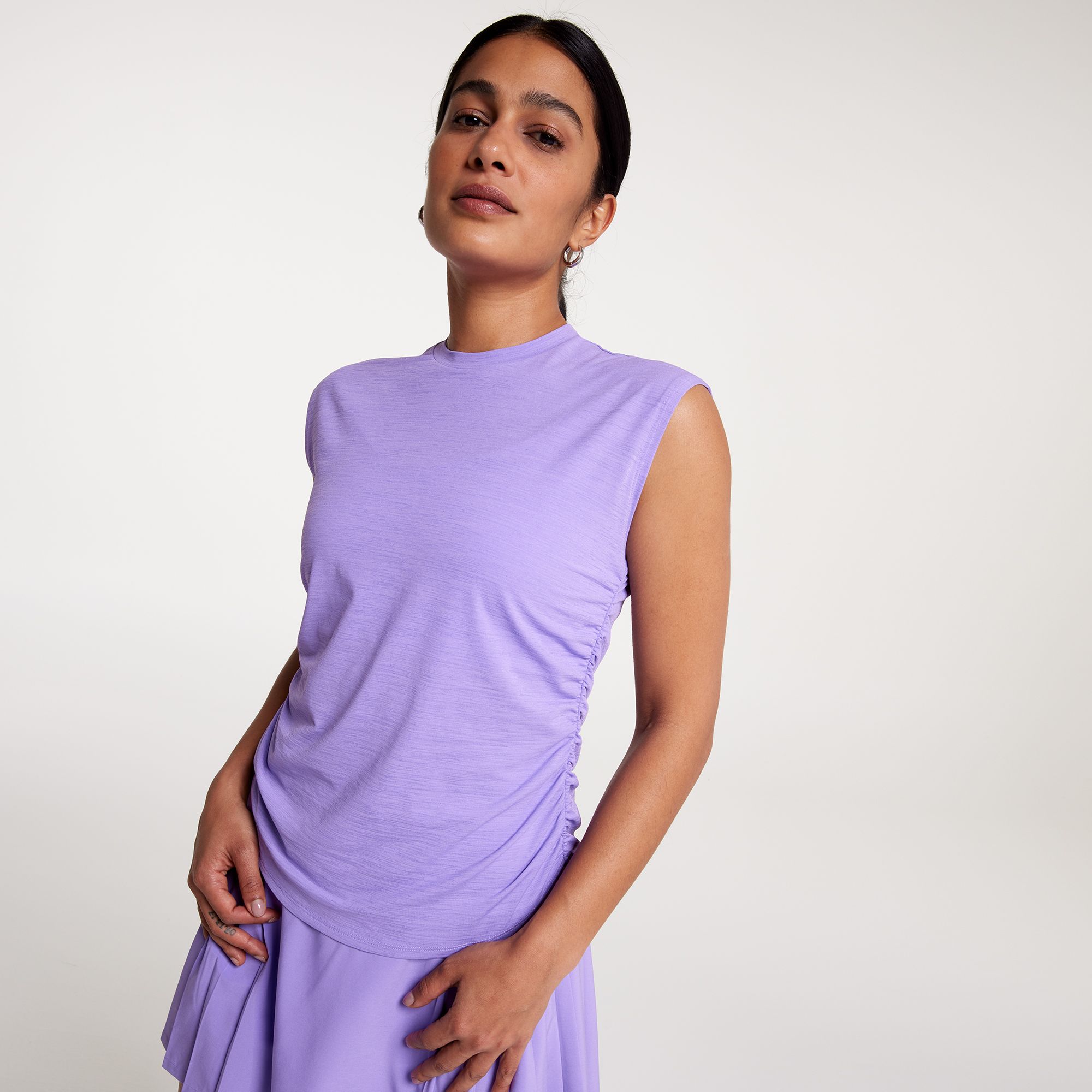 CALIA Women's Turn Sleeveless Crew Neck Golf Tee