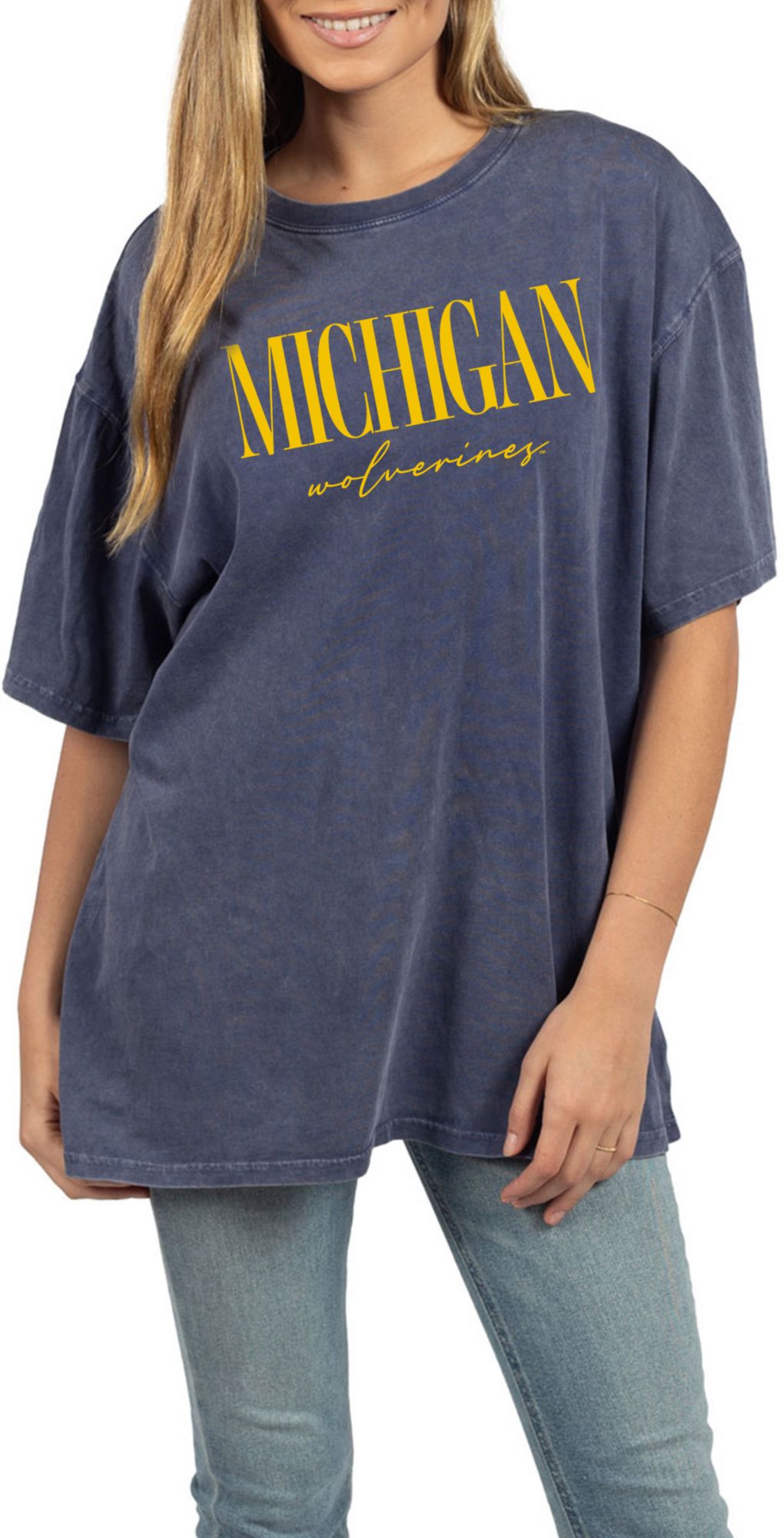 chicka-d Women's Michigan Wolverines Ink The Band T-Shirt
