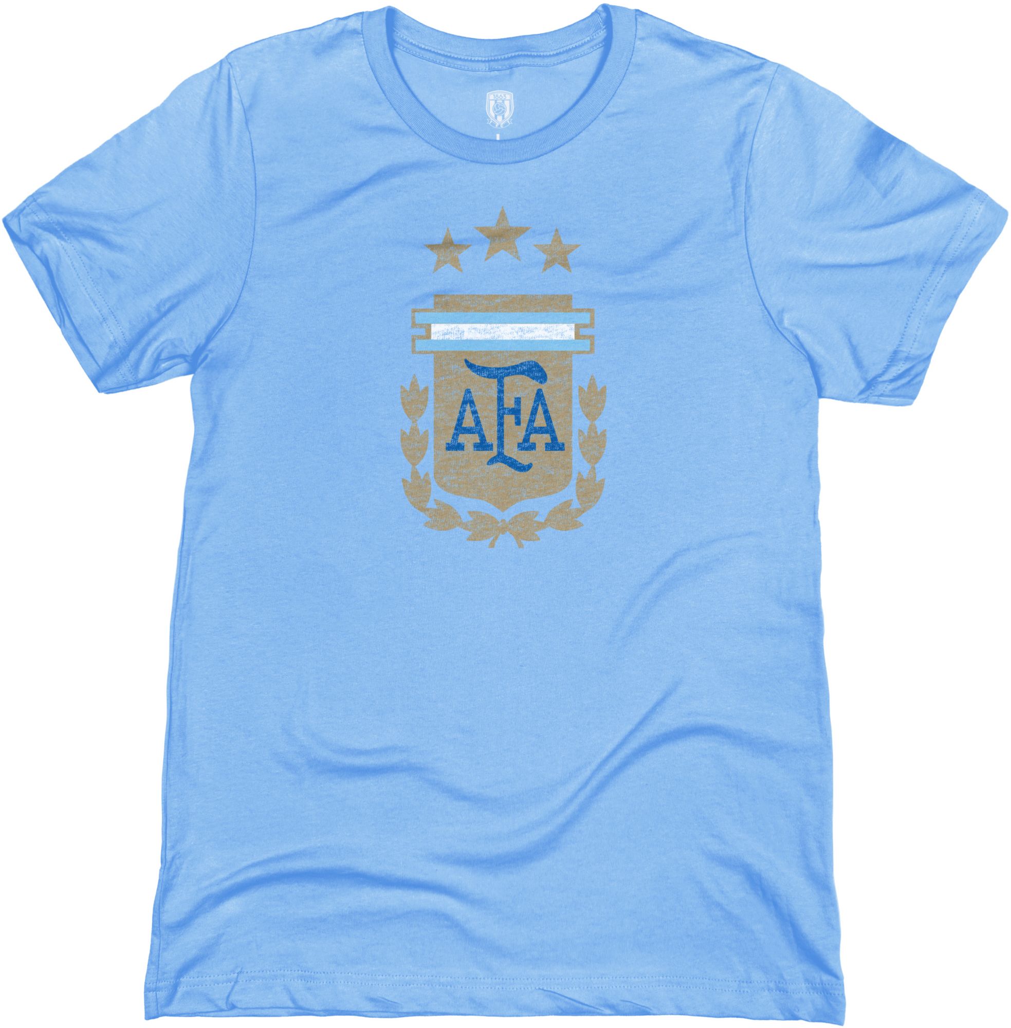 1863 FC Adult Argentina Color Badge Light Blue T-Shirt
