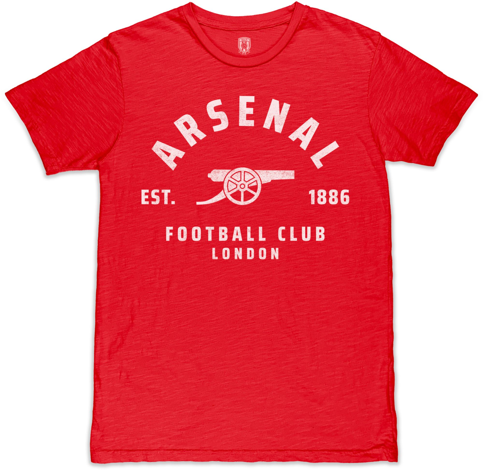1863 FC Adult Arsenal Vintage Logo Red T-Shirt