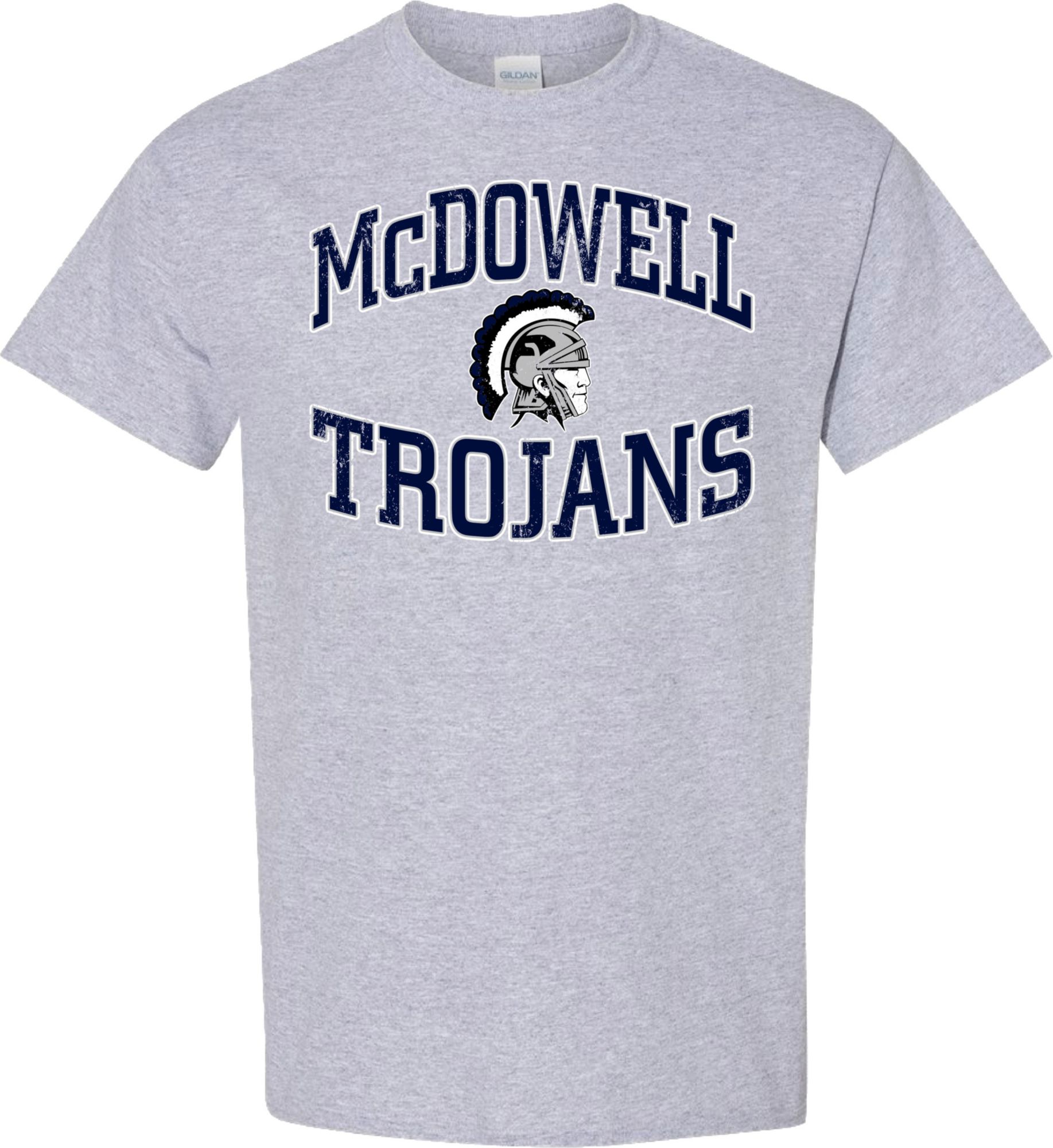 Pel Athletic Adult McDowell High School Grey T-Shirt