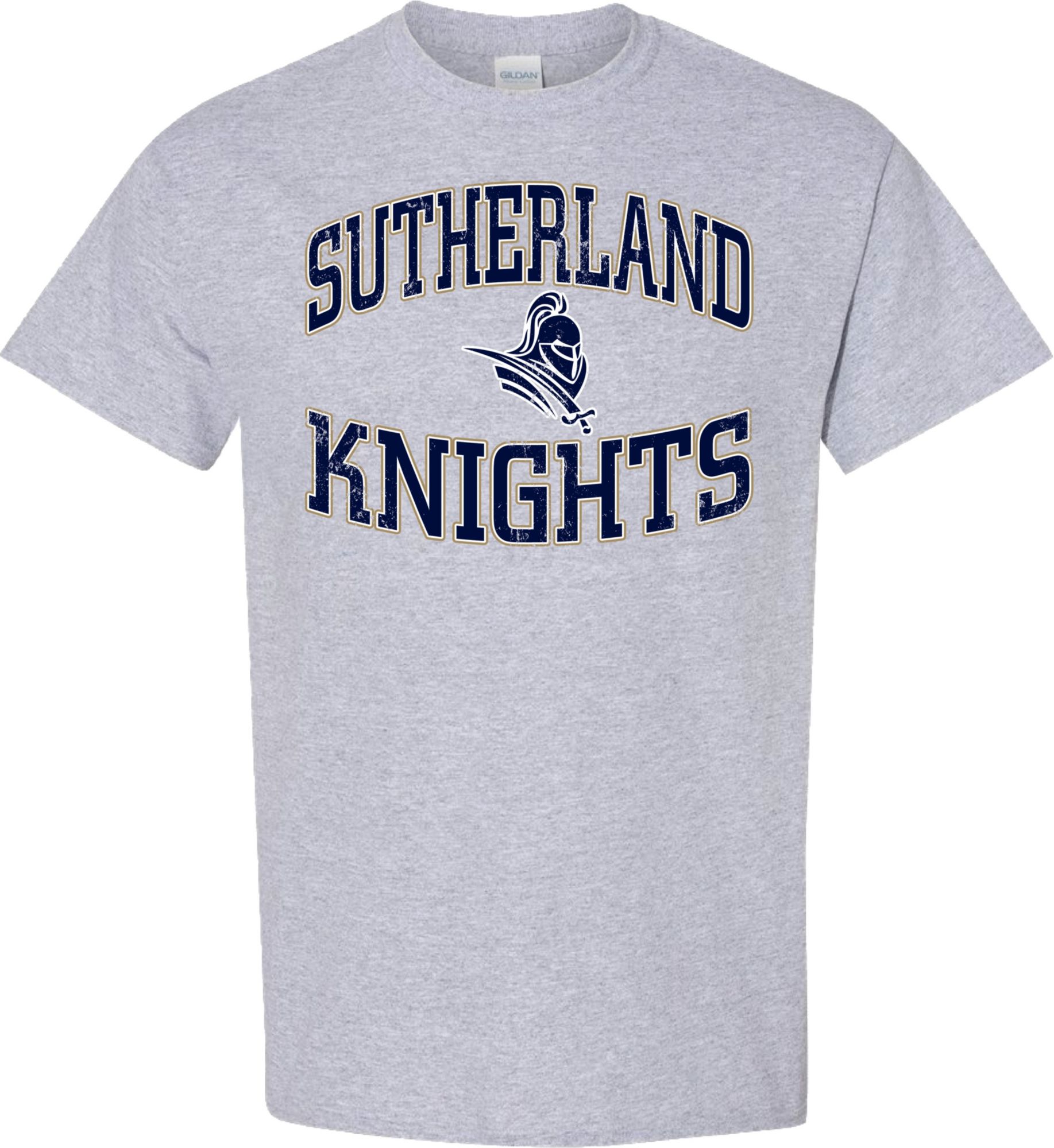 Pel Athletic Adult Sutherland High School Grey T-Shirt
