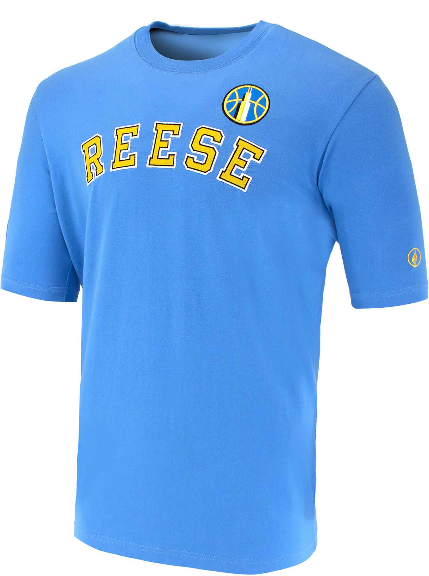 FISLL Women's Chicago Sky Angel Reese #5 Blue T-Shirt
