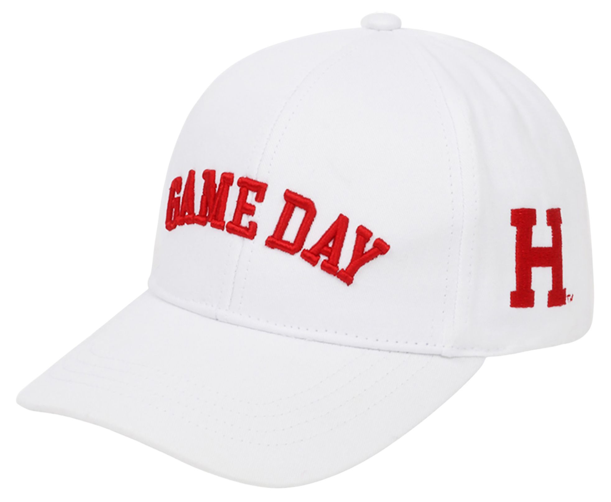Ponyflo Women's Harvard Crimson White Gameday Adjustable Hat