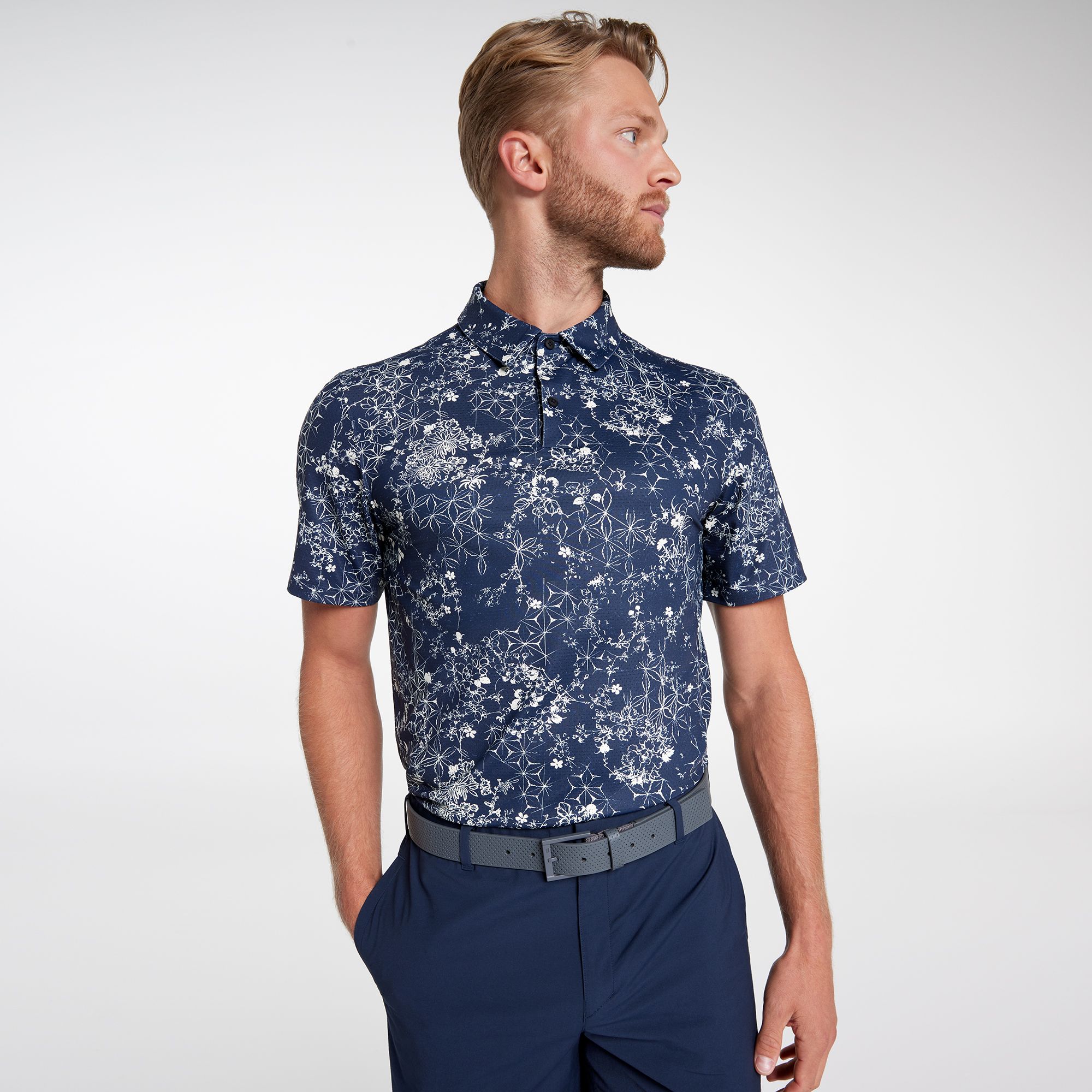 VRST Men's Pivot Printed Polo