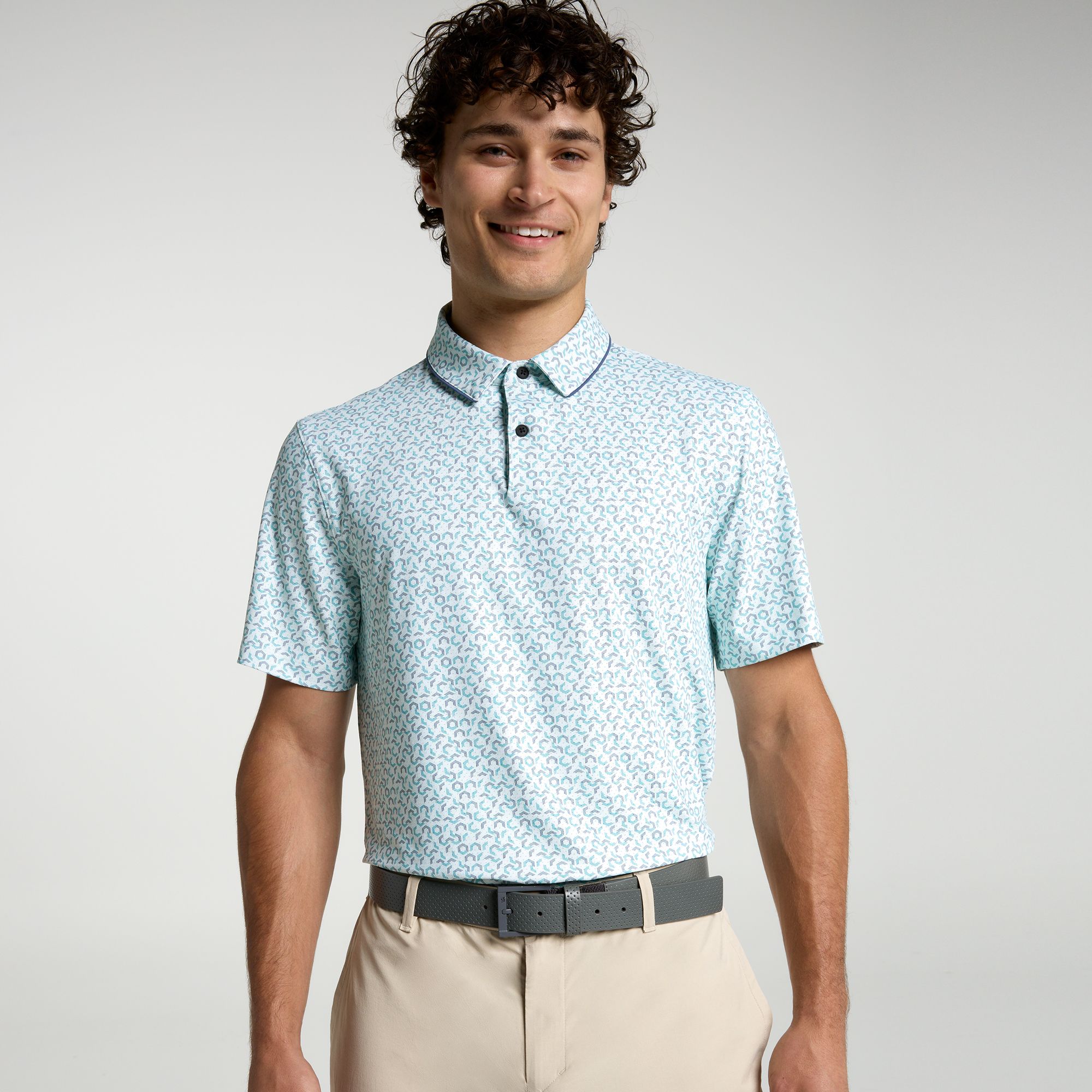 VRST Men's Pivot Printed Polo