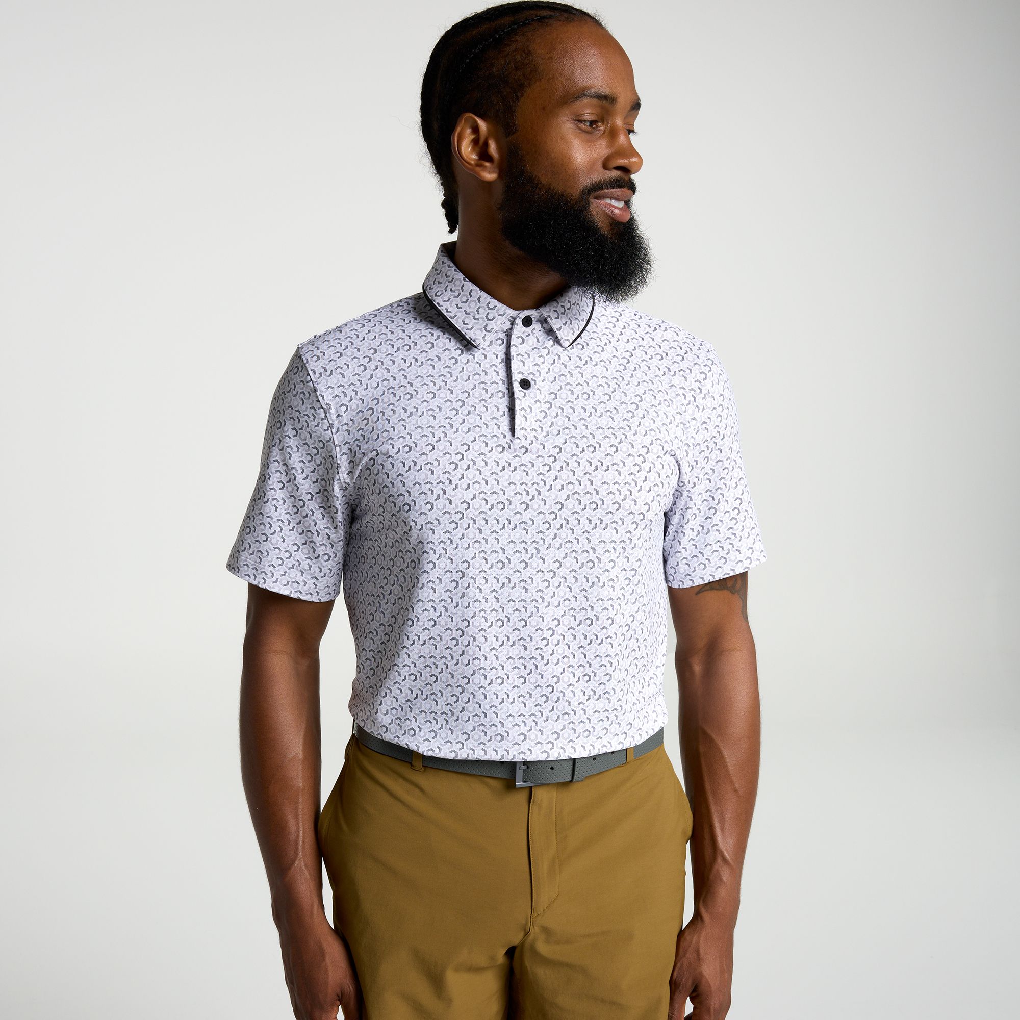Hex Geo White/Black